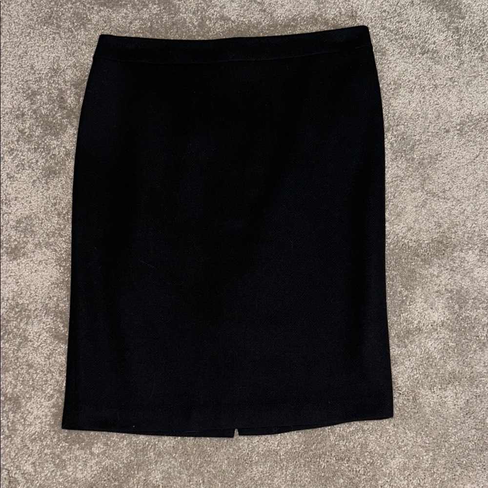 Willi Smith Classic Black Pencil Skirt
